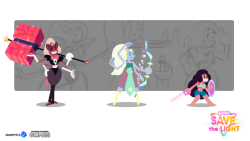 grumpyfaceblog: We’re too excited for #StevenUniverse fans to check out fusions in #SaveTheLight! Remember: in STL, fusions are NOT like your traditional “Final Fantasy Summon” that would appear on the battlefield to perform one super move and