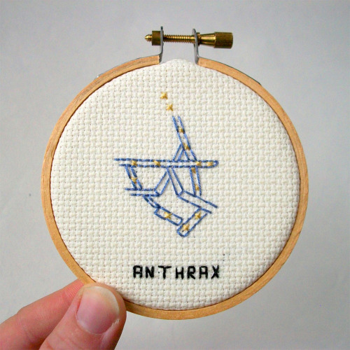 culturenlifestyle:  Adorable Cross-Stitched adult photos