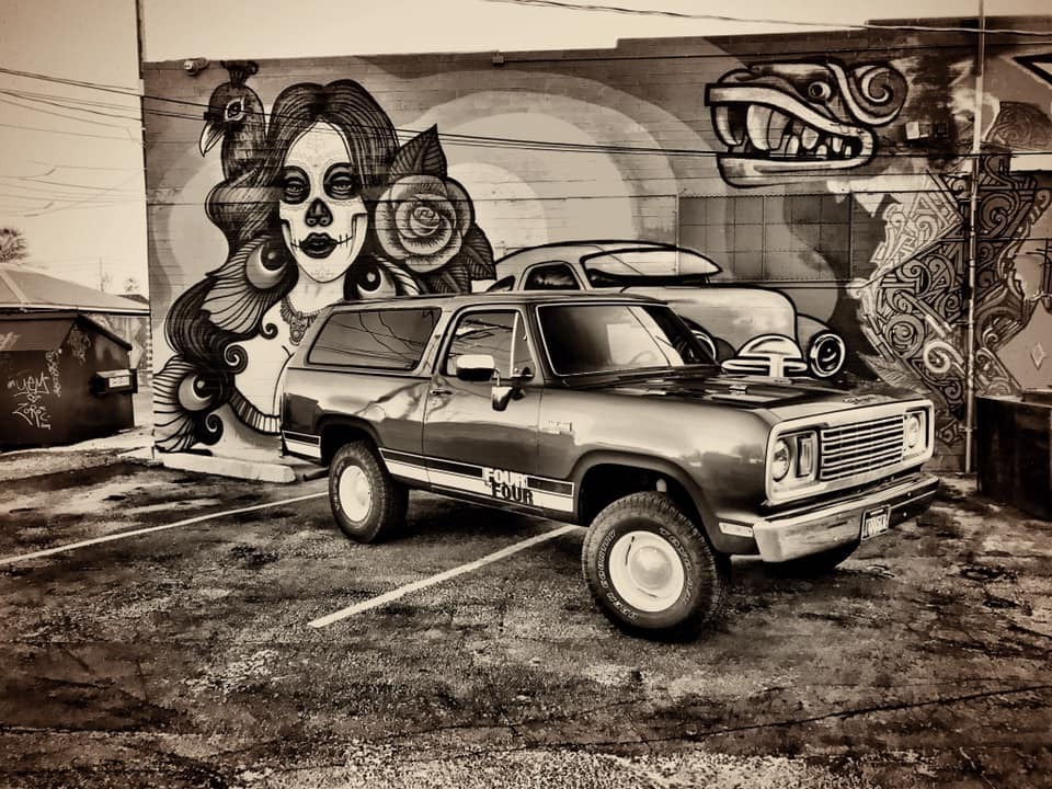 jacdurac: Black and white Wednesday 1978 Plymouth Trail Duster  
