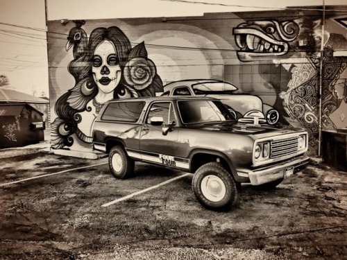 jacdurac: Black and white Wednesday 1978 Plymouth Trail Duster  
