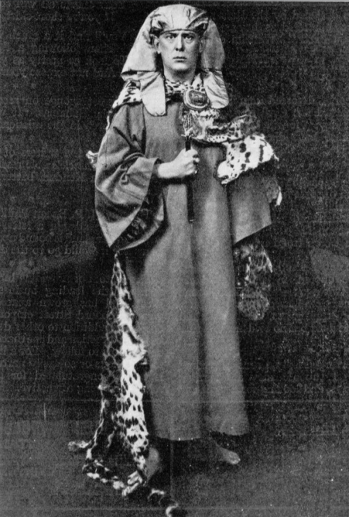 bizarreauhavre:  Aleister Crowley in golden dawn uniform,ca.  1898 