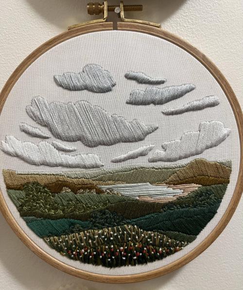 Celebrated World Embroidery Day By Finishing This Piece. Pattern By The Incredibly Talented Lauren Holton