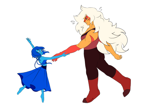 zomidrawstrash: dance with me, jasper. au where jasper and lapis are not force fused. x-x i find hom