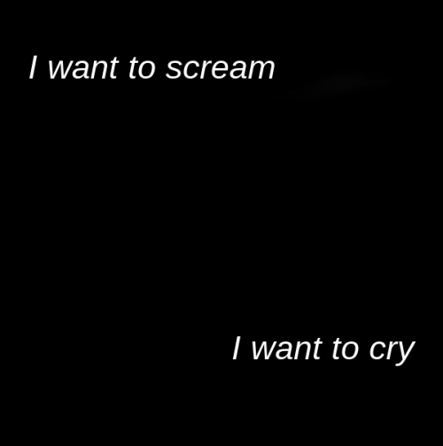 My mind is a wreck, I’m screaming for help but you don’t hear..