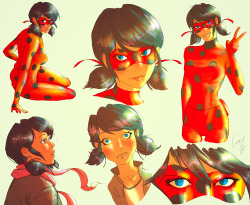 evartandadam:  Ladybug/ Marinette DoodlesThe