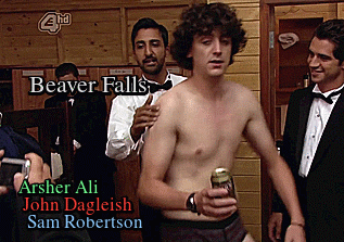 el-mago-de-guapos: Beaver Falls 1x06  Arsher Ali, John Dagleish & Sam Robertson  