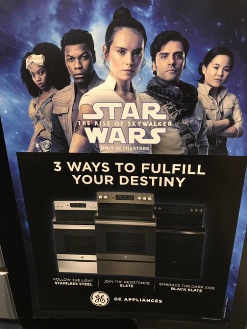 The Force is Femalechicks dig appliances for the kitchenmakes sense to me