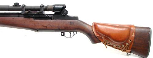 coffeeandspentbrass:fmj556x45:Springfield M1 Garand .30-06 caliber rifle. Rare M1 C Sniper Rifl