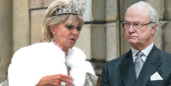 Princess   Birgitta (80) and King  Carl