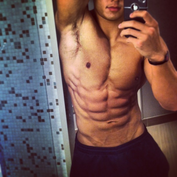 justshootit:  gbastian:  Winston Tsai, Part 2   Wow~ that is one hard bod!!