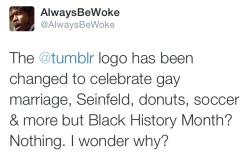 alwaysbewoke:  we all know why? @staff 