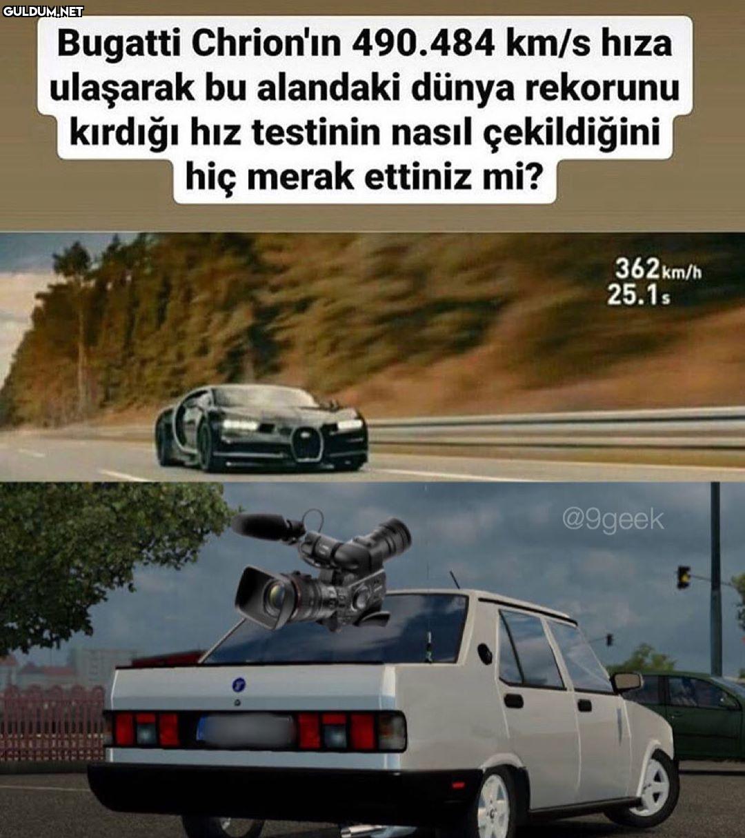 böyle miymiş Bugatti...