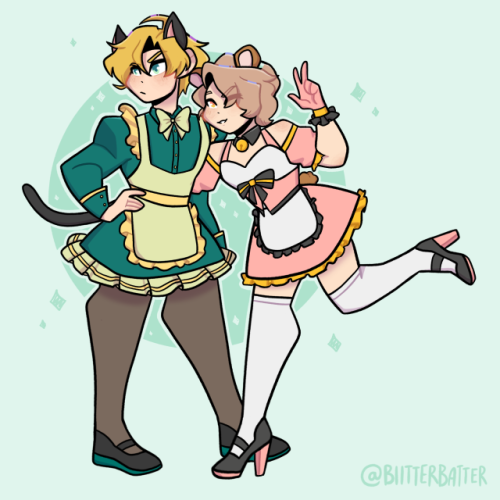 Of animal ears and maid costumes I can’t lie, I just love this duo! They’re my fave