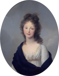 artisticinsight:‘Porträt der Louise von Preußen,’ 1798, by Johann Friedrich August Tischbein (1750-1812)