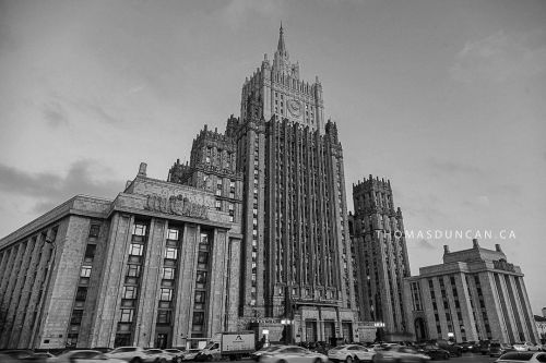 Designed to be imposing. The Russian Ministry of Foreign Affairs, Moscow. #imposing #architecture #a