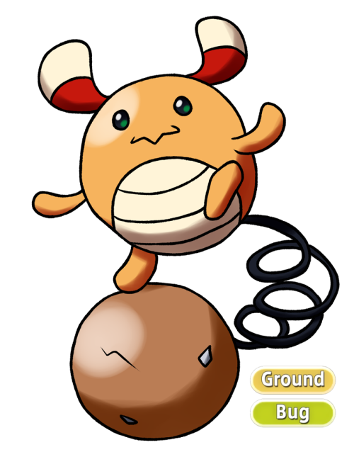 183 - MarollBall Bug Pokemon“It collects mud and trash into a ball and rides on top of it to travel 