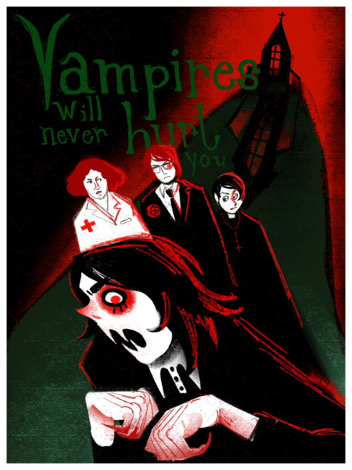 mychemicalraymance:vampires will never hurt you movie poster!