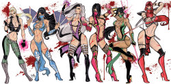 tourmalinepeen:  Queens of Kombat 