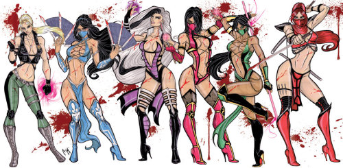 tourmalinepeen:  Queens of Kombat 