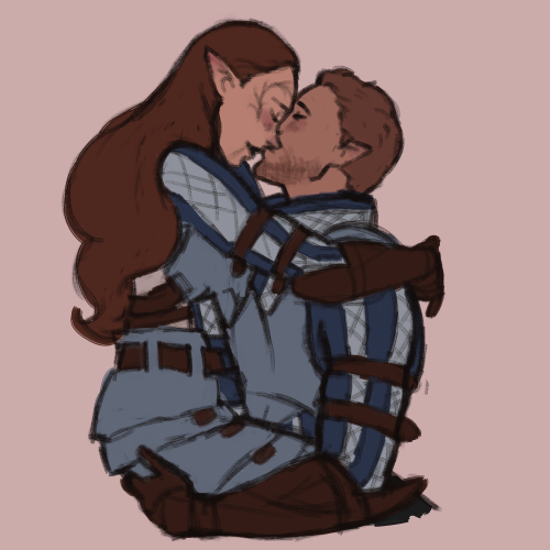 purahs:is valentines a thing in thedas? theyre gonna kiss anyway