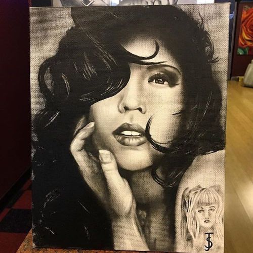 Porn An amazing painting of me by @jeffsimontattoos photos