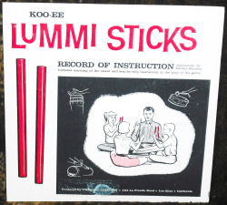 vinylrescue:  Bored?  I found something for you to do:  Koo-ee Lummi Sticks! 