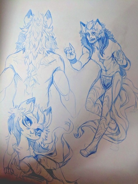 novallion:  Uwa I got a new pencil (that dislikes being erased) last night :’) while my roommate was play kh3 I was drawing ocs.