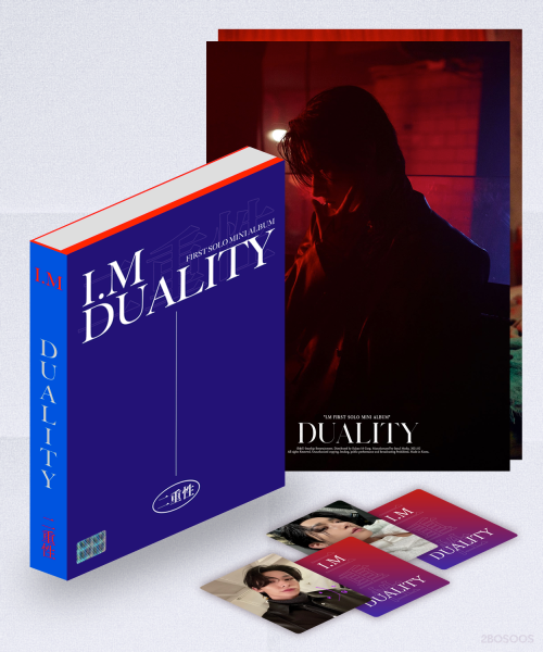 2bosoos:i.m — duality physical album mock-up edit.