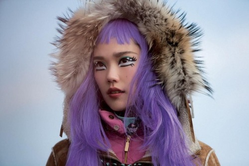 Tao Okamoto photographed for L'Uomo Vogue