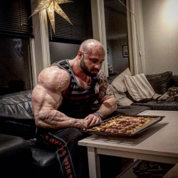 Ole Kristian Våga - Staring down one of the few cheat meals of the week.