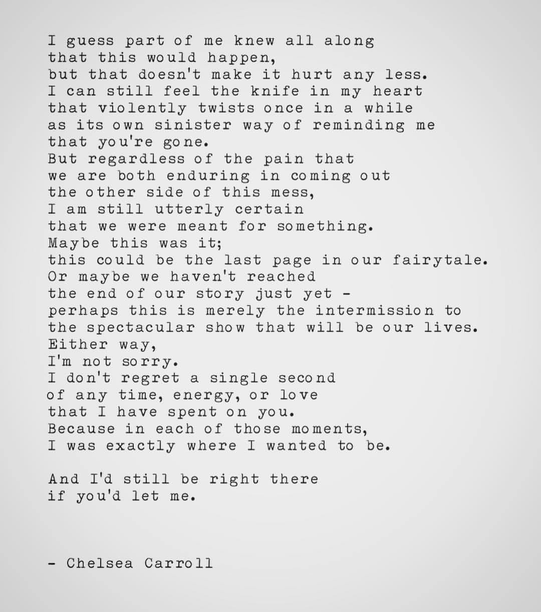 Chelsea Carroll Poetry To Those Of You Who Actually Take The Time To Read