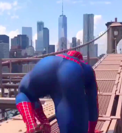 jobbercomics:  hunky spiderman cheeks porn pictures