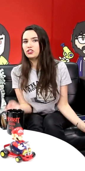 jokercrowe: Trisha Hershberger showing how to seduce a “GameStop employee” in Comment Co
