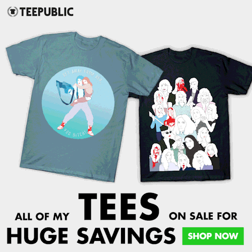 My TEEPUBLIC SHOP is on sale from now until the 17th!! $14 tees and more www.teepublic.com/user/atta
