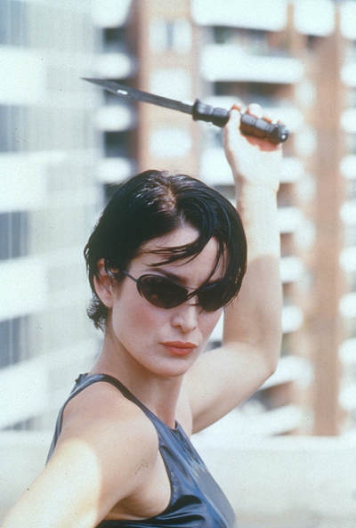 Porn Pics menalez:Carrie-Anne Moss in The Matrix (1999)