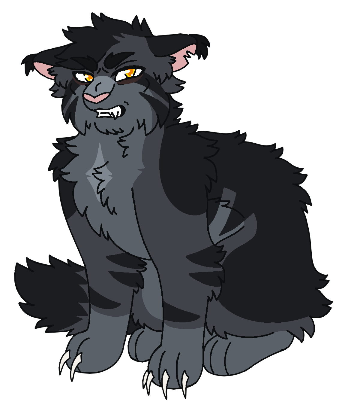 warriors cat stuff — cryptidclaw: Bluestar redesign! I made her