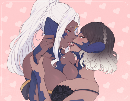 brimochi: Some spicy V-day comms I did that I will like to share! 3rd image characters belong to: @