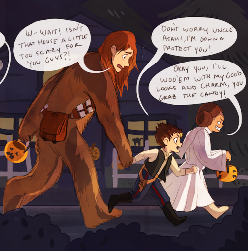 sunsteez:HAPPY HALLOWEEN EVERYONE!!!!!! (and may the force be with you because it’s certainly not wi