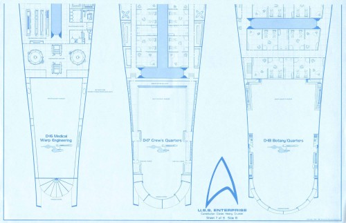 tothestartrek:Star Trek Enterprise Blue Prints