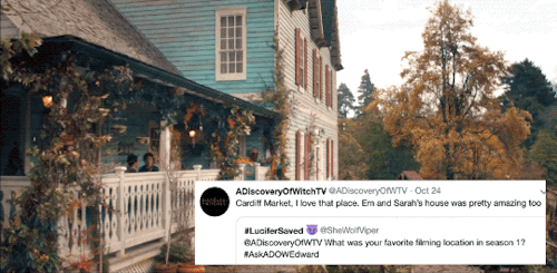 yellowfeather84:A Discovery of Witches + Edward Bluemel tweets
