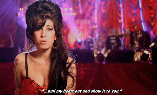 violentwavesofemotion:Amy Winehouse, from In Her Own Words BBC (2015) (x)