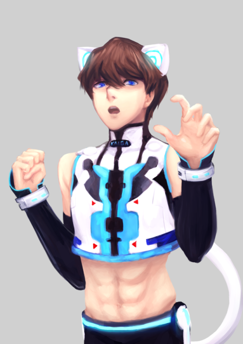 Cyber Neko KaibaWhy was I convinced to draw this again?