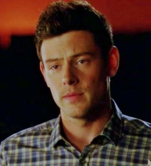 Cory Monteith as Finn Hudson in Glee.