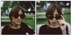 poonehghana:  Alexa Chung // Bonnaroo 2013 