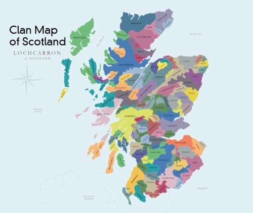 mapsontheweb: Interactive map illustrating the ancestral lands and geographical borders of Scottish 