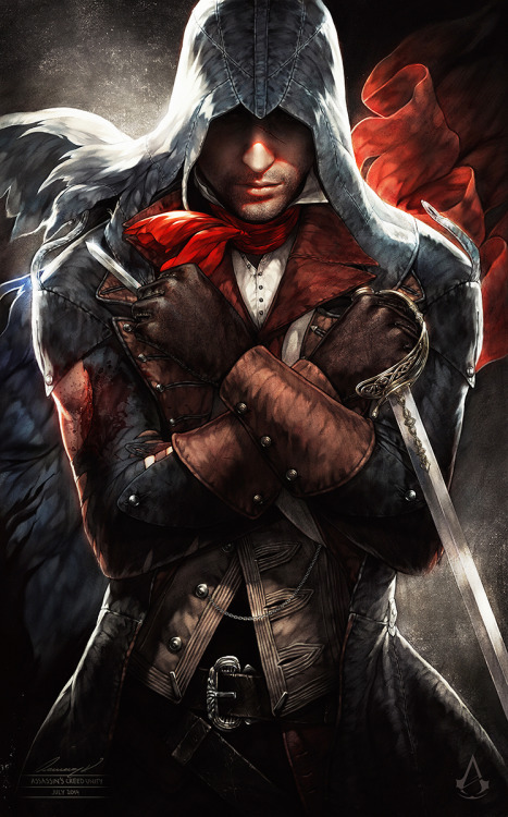 tincek-marincek:  Arno Dorian by tincek-marincek And here’s finished Arno from new Assassin&rs
