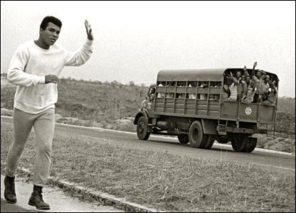 vintagecongo:  Muhammad Ali in Zaïre (now D.R.Congo) for Rumble in the Jungle. May he rest in peace 