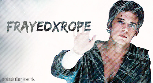 frayedxrope:                                           semi-private  finnick odair  from thg        