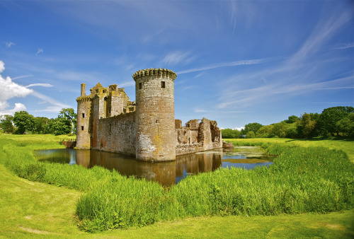 Caerlaverock Castle, Scotland, Great Britain, Europe, 54° 58′ 32.16″ N, 3° 31&pr