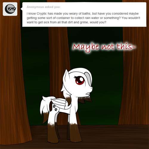 askpawprints:  Pawprints:…At least I’m all clean now. ((Sorry about the black